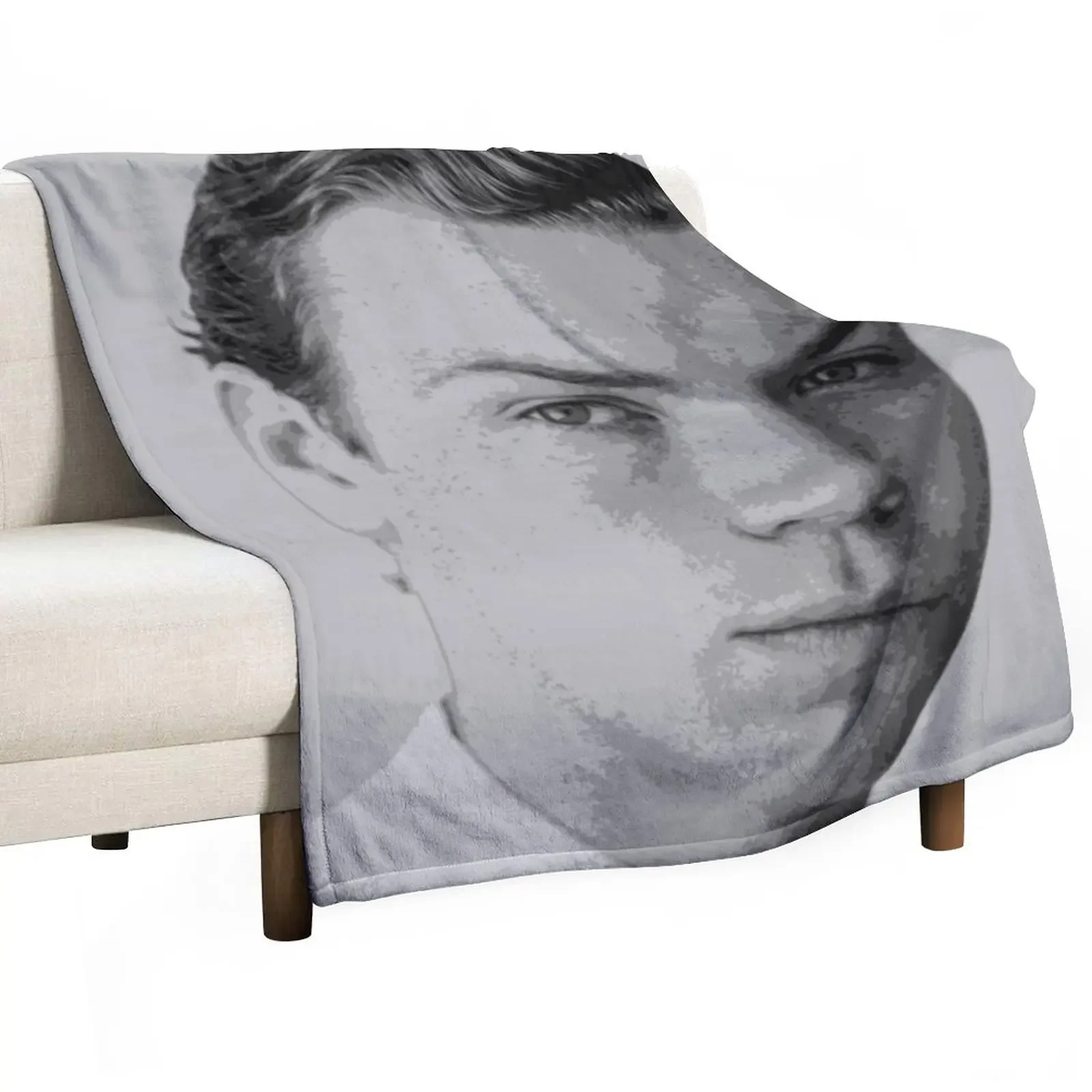 

Will Poulter Pop Art Portrait Throw Blanket Weighted Sofas Blankets