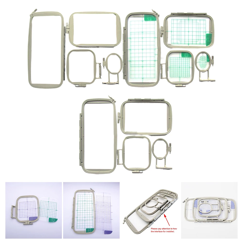4 Piece Embroidery Hoop Set Sewing And Embroidery Hoop For Baby Lock PE770 NV780D F440E PE830DL NS2750D+ Machine Frame
4 Piece Embroidery Hoop Set Sewing And Embroidery Hoop For Baby Lock PE770 NV780D F440E PE830DL NS2750D+ Machine Frame