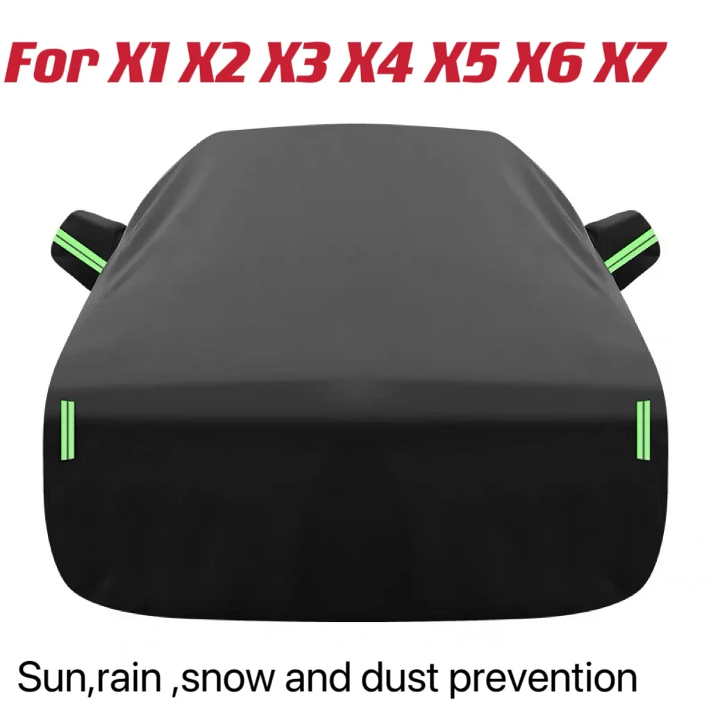 Автомобильный чехол для X1 X2 X3 X4 X5 X6 X7, чехол для защиты от солнца, УФ-лучей, пыли, дождя, снега, с защитой от града
Автомобильный чехол для X1 X2 X3 X4 X5 X6 X7, чехол для защиты от солнца, УФ-лучей, пыли, дождя, снега, с защитой от града