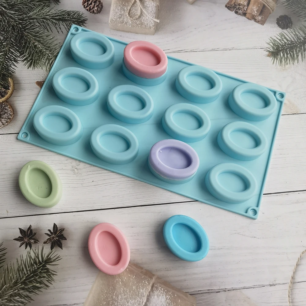 12-cavity Doughnut Mold Silicone Oval Candy Chocolate Mould Cake Pancake Baking Dessert DIY Handmade Tools D90
12-cavity Doughnut Mold Silicone Oval Candy Chocolate Mould Cake Pancake Baking Dessert DIY Handmade Tools D90