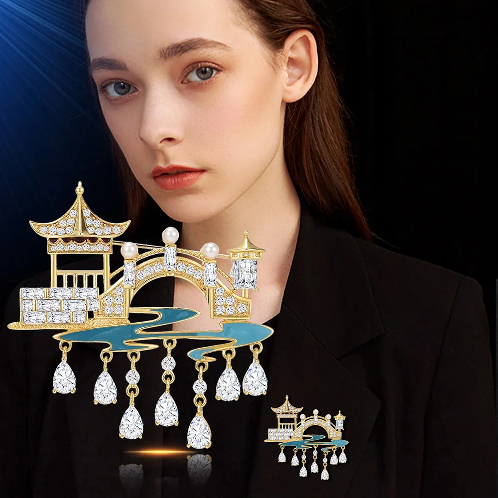 Fashion Exquisite Inlaid Rhinestone Zircon Silver Color Flower Brooch for Women Charm Temperament Evening Dress Pin Accessories
Fashion Exquisite Inlaid Rhinestone Zircon Silver Color Flower Brooch for Women Charm Temperament Evening Dress Pin Accessories