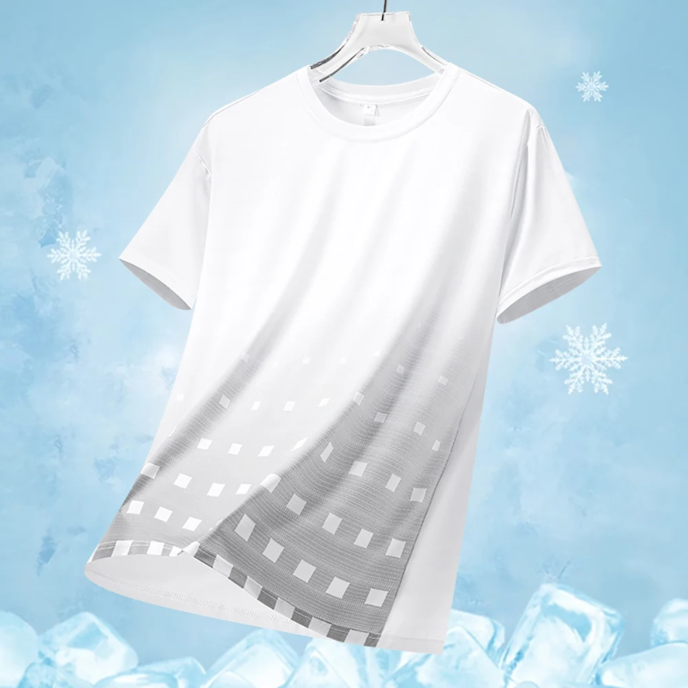 Male O-neck Top Large Size Comfortable Breathable Material Sports Element Style T Shirt For Men Quick Dry Clothing Short Sleeve 
Male O-neck Top Large Size Comfortable Breathable Material Sports Element Style T Shirt For Men Quick Dry Clothing Short Sleeve