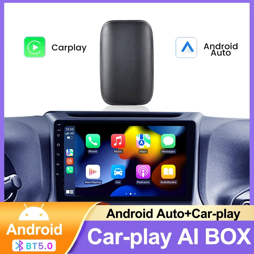 

Car Accessories For Universal Android Mini Ai TV BOX Wired To Wireless CarPlay Box Android Auto Adapter Support Netflix YouTube