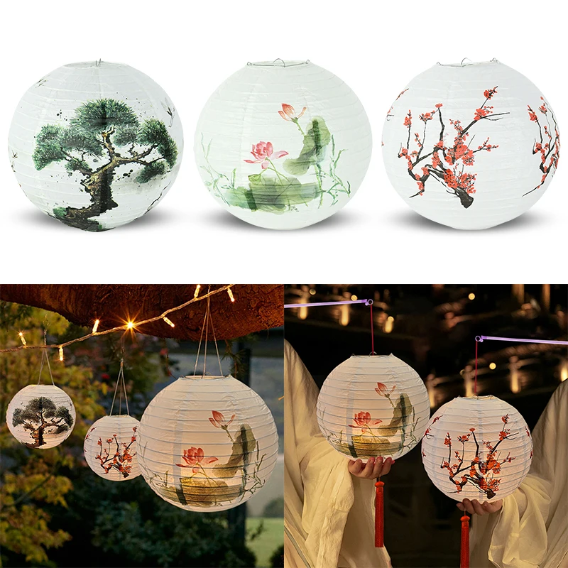 30cm Chinese Style Round Paper Lantern Plum Blossom Lotus Letter Printed Festival Lanterns Wedding Party Home Hanging Decoration
30cm Chinese Style Round Paper Lantern Plum Blossom Lotus Letter Printed Festival Lanterns Wedding Party Home Hanging Decoration