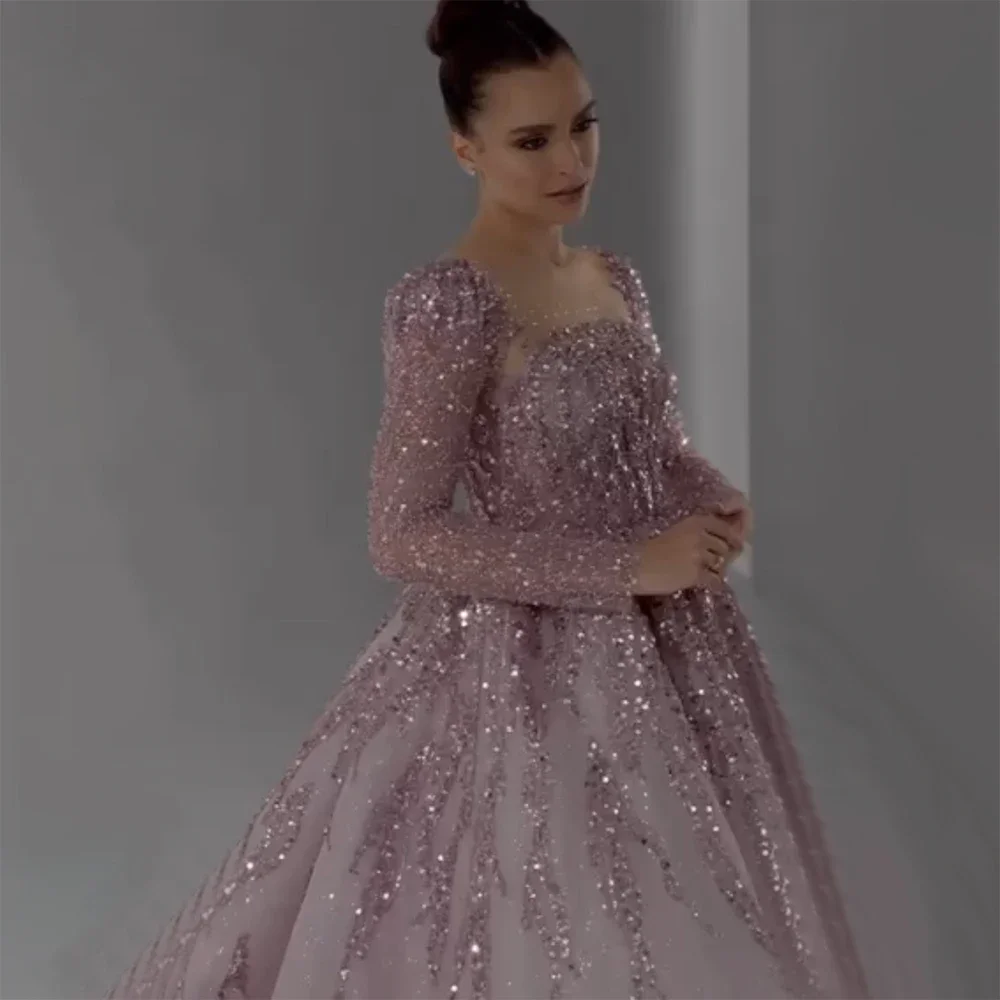 Hot sale Muslim Pink A Line Beaded Luxury Dubai Long Evening Dresses Gowns 2023 For Woman Wedding Party LA71915 With Best Price 
Hot sale Muslim Pink A Line Beaded Luxury Dubai Long Evening Dresses Gowns 2023 For Woman Wedding Party LA71915 With Best Price