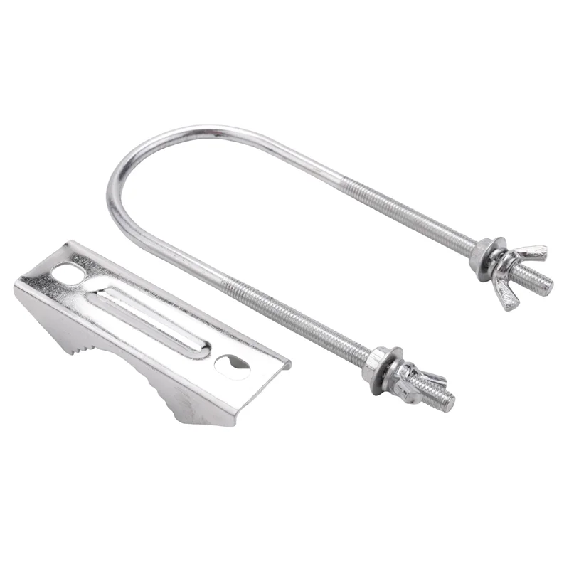 Double Antenna Mast Clamp V Jaw Block with U Bolts Heavy Duty Anti-Rust Mast to Mast Mount Bracket Kit for TV,CB,Ham
Double Antenna Mast Clamp V Jaw Block with U Bolts Heavy Duty Anti-Rust Mast to Mast Mount Bracket Kit for TV,CB,Ham