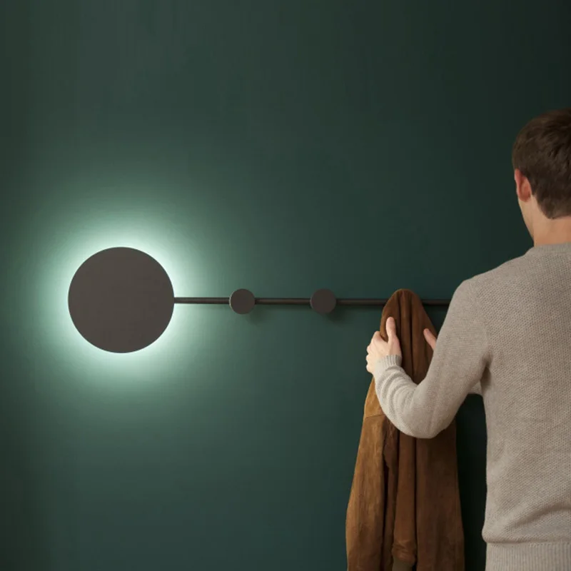 Nordic Minimalist Creative Simple Wall Lamp Modern Bedroom Bedside Entrance Hallway Coat Rack Hook Led Indoor Lighting
Nordic Minimalist Creative Simple Wall Lamp Modern Bedroom Bedside Entrance Hallway Coat Rack Hook Led Indoor Lighting