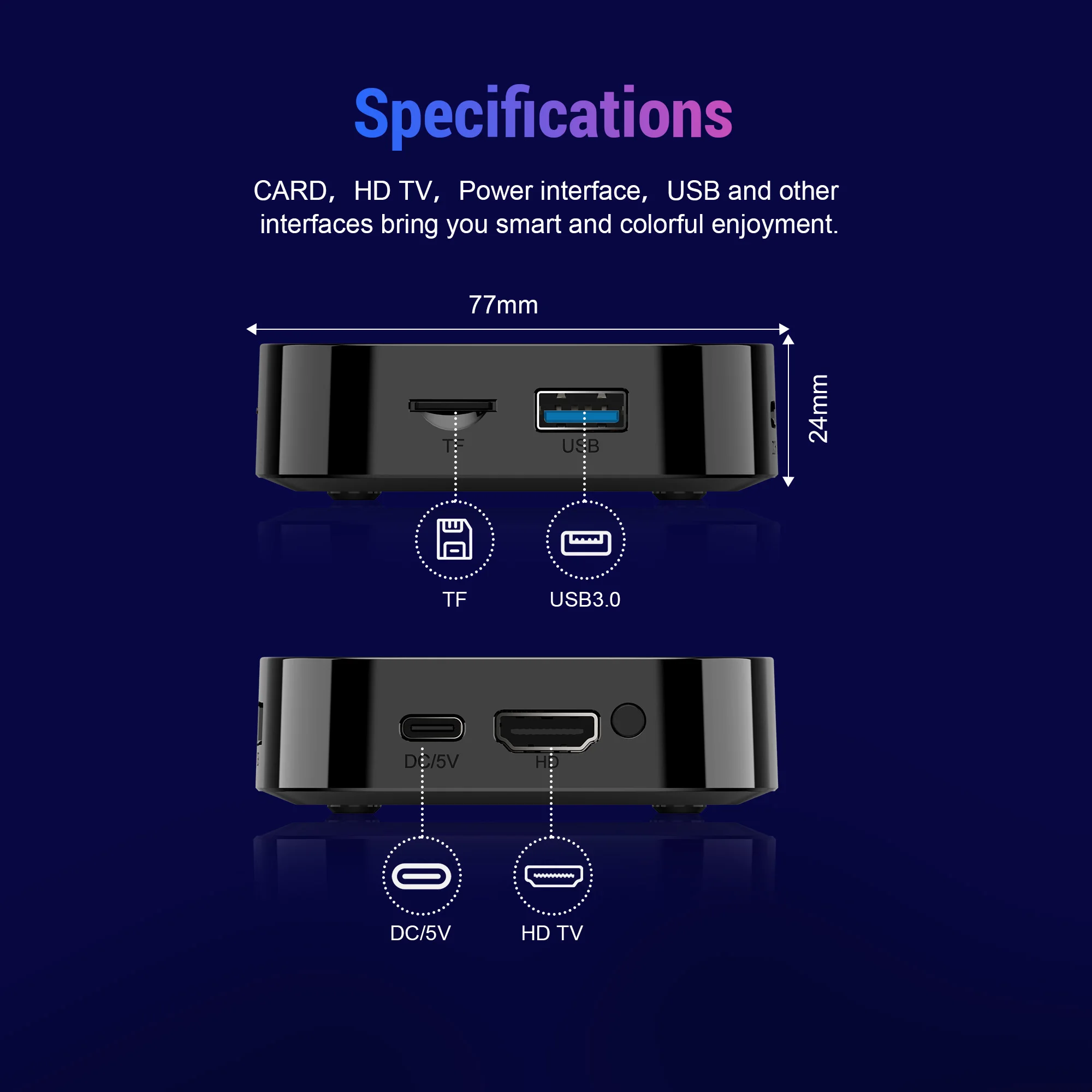 S990da8c770494107b81646f8dcdc3726b 2026 New Android 16 Smart TV Box Rockchip RK3518 WIFI6 BT 5.4 UI Interface 8K HD Media Player Voice Assistant Set Top Box IPTV