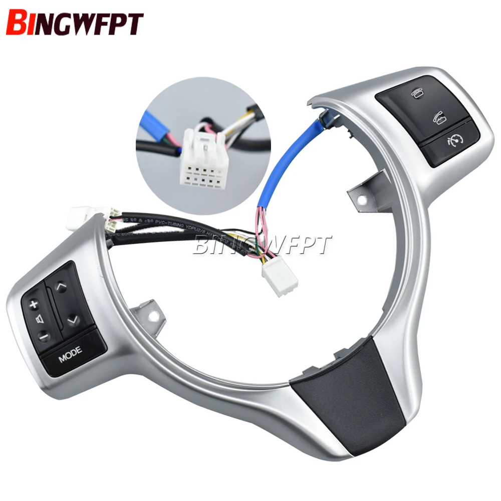 Black/Silver Multifunction Steering Wheel Combination Control Switch For Toyota Yaris 2012-2017 For Toyota Verso-S 2012-2014 
Black/Silver Multifunction Steering Wheel Combination Control Switch For Toyota Yaris 2012-2017 For Toyota Verso-S 2012-2014
