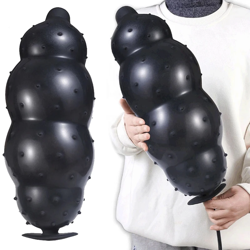 Bdsm Inflatable Anal Plug Dildo Prostate Massage Particle Anal Plug