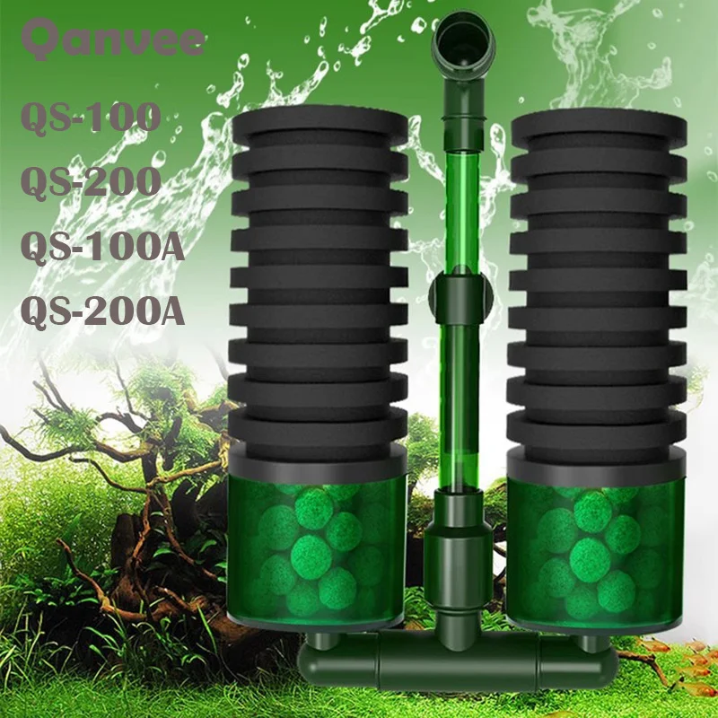 Qanvee QS200 Water Sponge Filter Media Aquarium Fish Tank Shrimp Plant Air Pump Oxygen Accessories Foam Fishbowl Ecoflow Filtro
Qanvee QS200 Water Sponge Filter Media Aquarium Fish Tank Shrimp Plant Air Pump Oxygen Accessories Foam Fishbowl Ecoflow Filtro