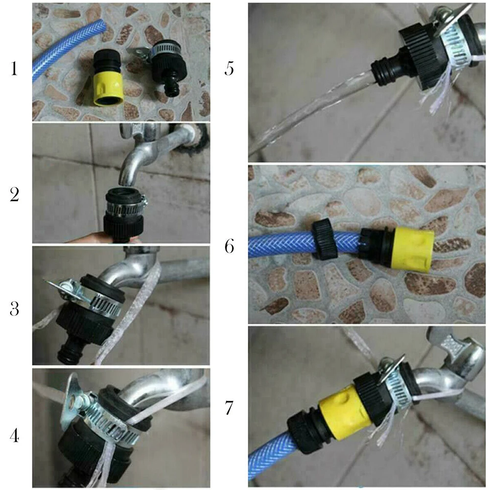 Tap Connector Hose Pipe Fitting Black Faucet Adapter Fitting Garden Accessory Assembly Indoor Part Wear Resistant
Tap Connector Hose Pipe Fitting Black Faucet Adapter Fitting Garden Accessory Assembly Indoor Part Wear Resistant