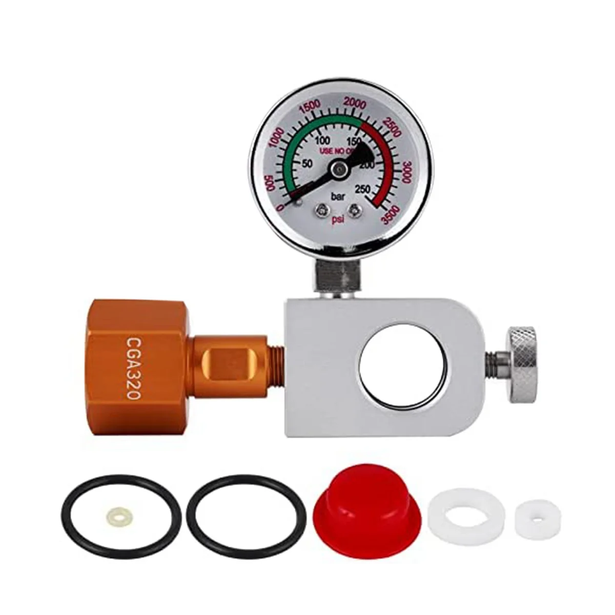 CO2 Refilling Adapter with 3500Psi Pressure Gauge, Soda Terra Co2 Refill Adapter for Filling Soda,Art Pink Soda Cylinder
CO2 Refilling Adapter with 3500Psi Pressure Gauge, Soda Terra Co2 Refill Adapter for Filling Soda,Art Pink Soda Cylinder