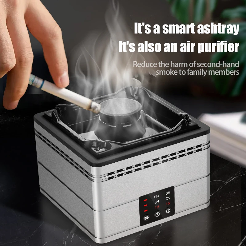 Portable Home Air Purifier Smart Cigarette Ashtray Remove Secondhand Smoke Tobacco Odor Car Smokeless Ashtray Type-C Charging
Portable Home Air Purifier Smart Cigarette Ashtray Remove Secondhand Smoke Tobacco Odor Car Smokeless Ashtray Type-C Charging