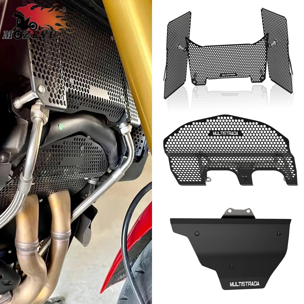 

For Ducati Multistrada V4/Pikes Peak/S Sport/S/Rally Motorcycle Radiator Grille Oil Cooler Engine Cylinder Head Guard Protector
