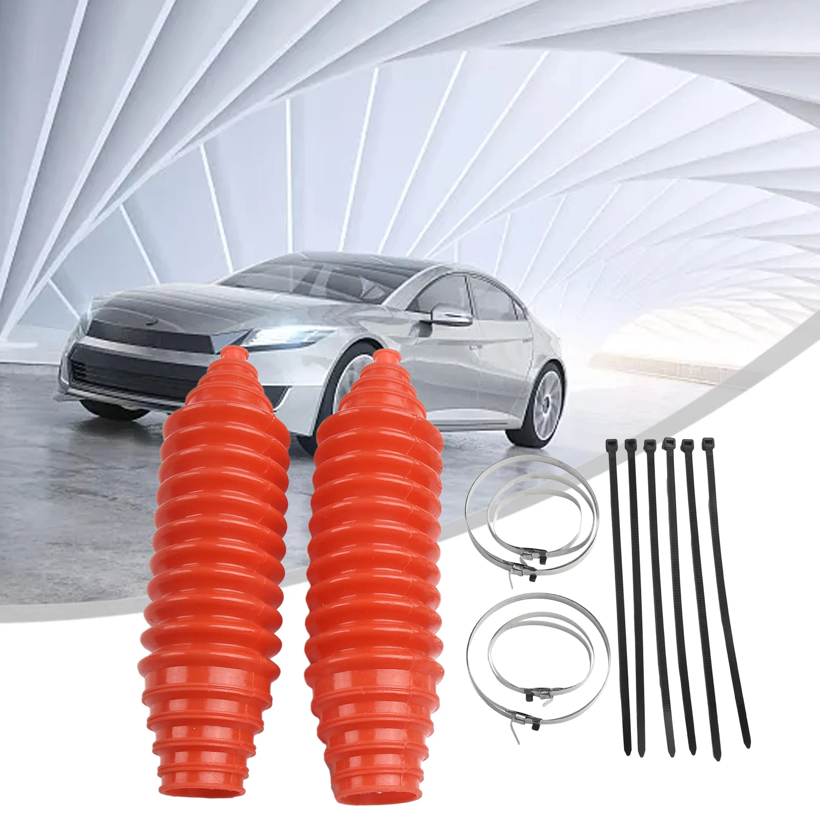 2 Sets Silicone Steering Rack And Pinion Bellows Boot Universal Silicone Rack And Pinion Steering Boot Pinion Boot Gaiter
2 Sets Silicone Steering Rack And Pinion Bellows Boot Universal Silicone Rack And Pinion Steering Boot Pinion Boot Gaiter
