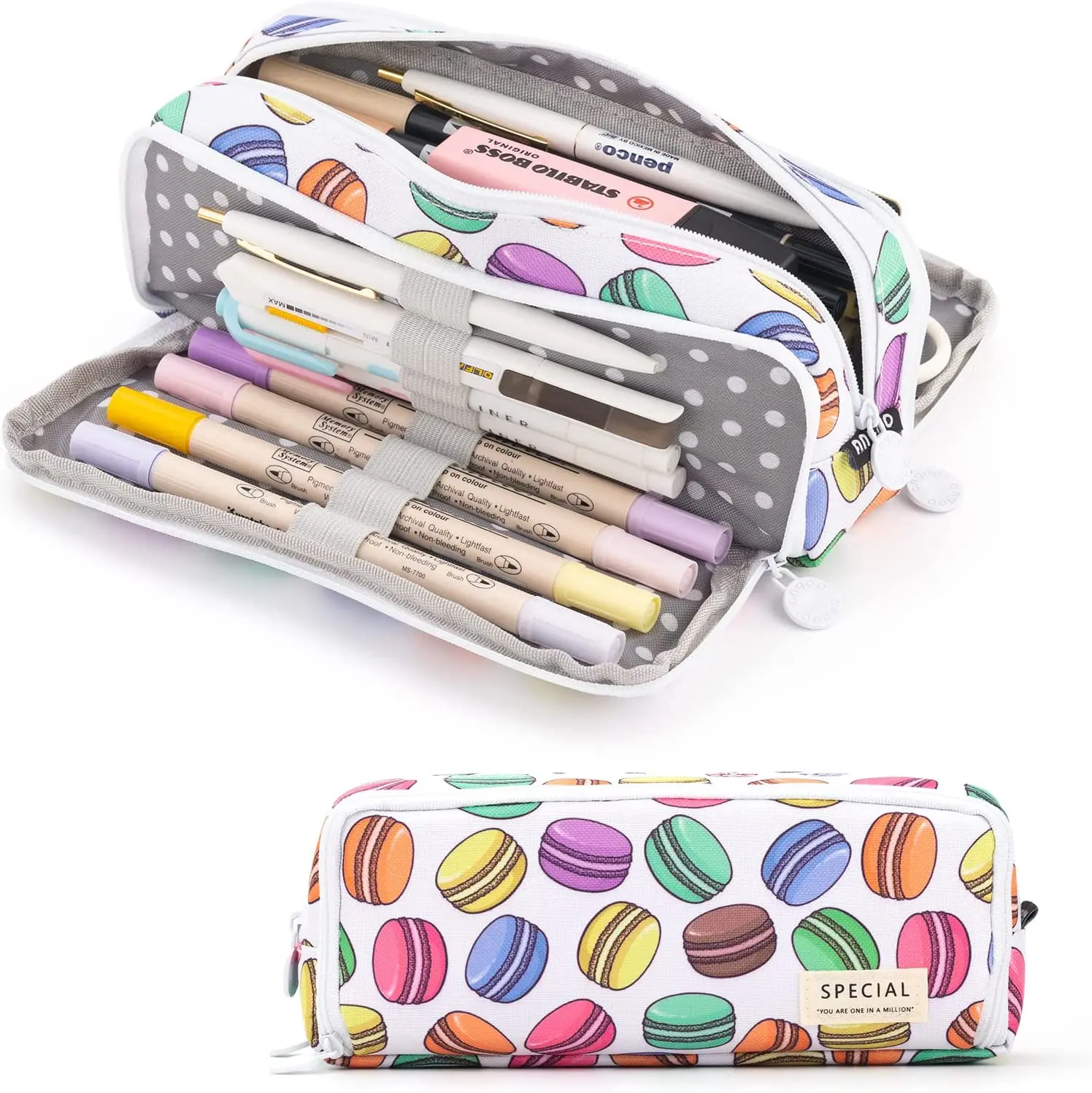 Large Pencil Case Big Capacity 3 Compartments Canvas Pencil Pouch Stationery Organizer for Teen Boys Girls School Students
Large Pencil Case Big Capacity 3 Compartments Canvas Pencil Pouch Stationery Organizer for Teen Boys Girls School Students