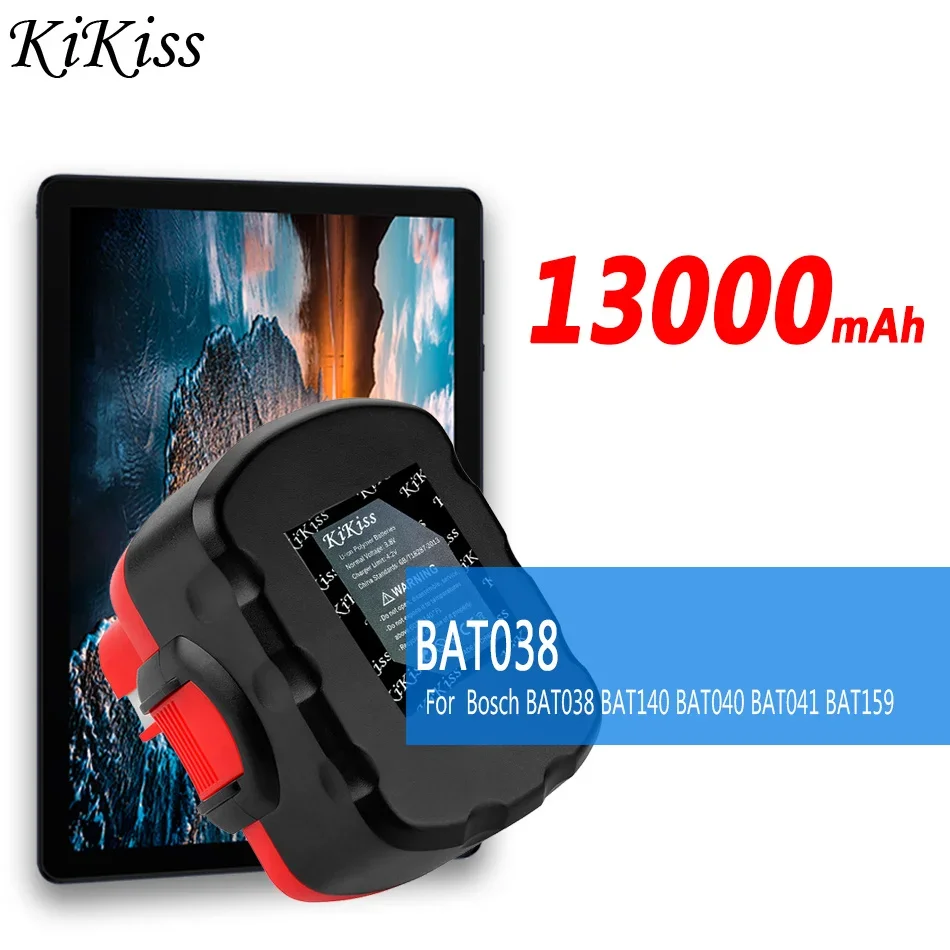 KiKiss Powerful Battery for Bosch BAT038 BAT140 BAT040 BAT041 BAT159 2607335275 2607335533 2607335534 2607335711 2607335465
KiKiss Powerful Battery for Bosch BAT038 BAT140 BAT040 BAT041 BAT159 2607335275 2607335533 2607335534 2607335711 2607335465