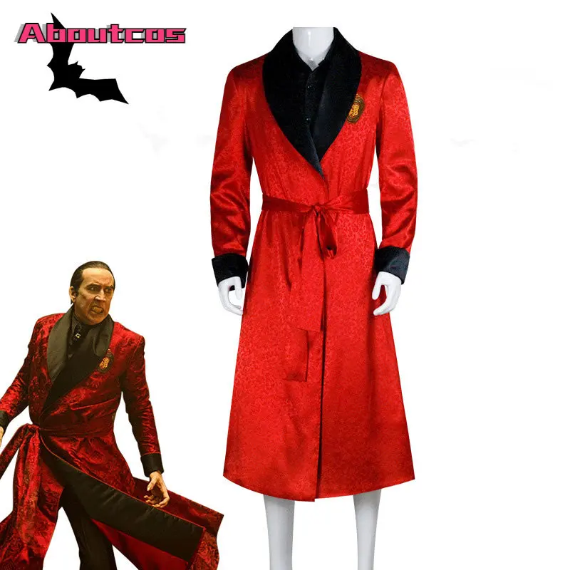 Aboutcos Dracula Cosplay Bathrobe TV Renfield Cosplay Costume Adult Men Red Trench Cloak Halloween Vampire Role Play Costume
Aboutcos Dracula Cosplay Bathrobe TV Renfield Cosplay Costume Adult Men Red Trench Cloak Halloween Vampire Role Play Costume