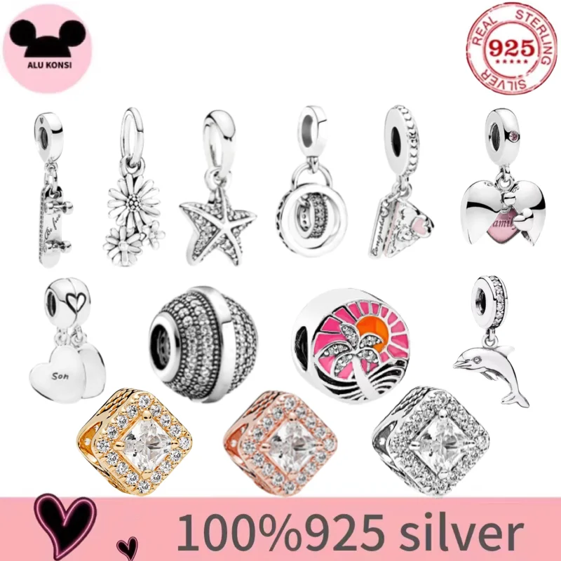 Hot Sale Real 925 Sterling Silver pando Beads for Women Fit Original Charm bracelet DIY Crystal high Jewelry
Hot Sale Real 925 Sterling Silver pando Beads for Women Fit Original Charm bracelet DIY Crystal high Jewelry