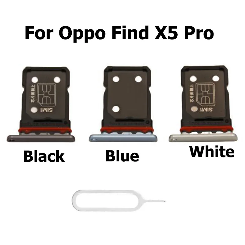 SIM Card Trays For Oppo Find X5 Pro SIM Slot Socket Micro SD Holder Adapter Replacement
SIM Card Trays For Oppo Find X5 Pro SIM Slot Socket Micro SD Holder Adapter Replacement