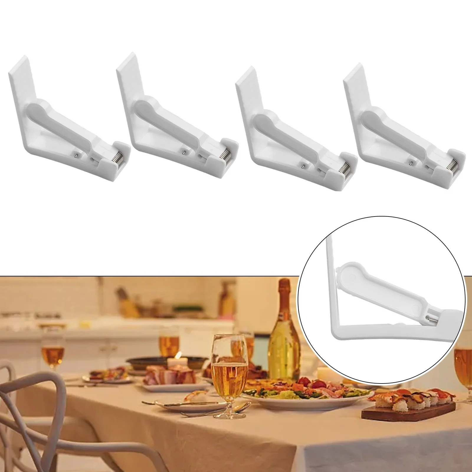 Brand New Table Cloth Clips Table Cover Clip Tablecloth Clips Durable Easy To Operate Light Weight Securing Holder
Brand New Table Cloth Clips Table Cover Clip Tablecloth Clips Durable Easy To Operate Light Weight Securing Holder