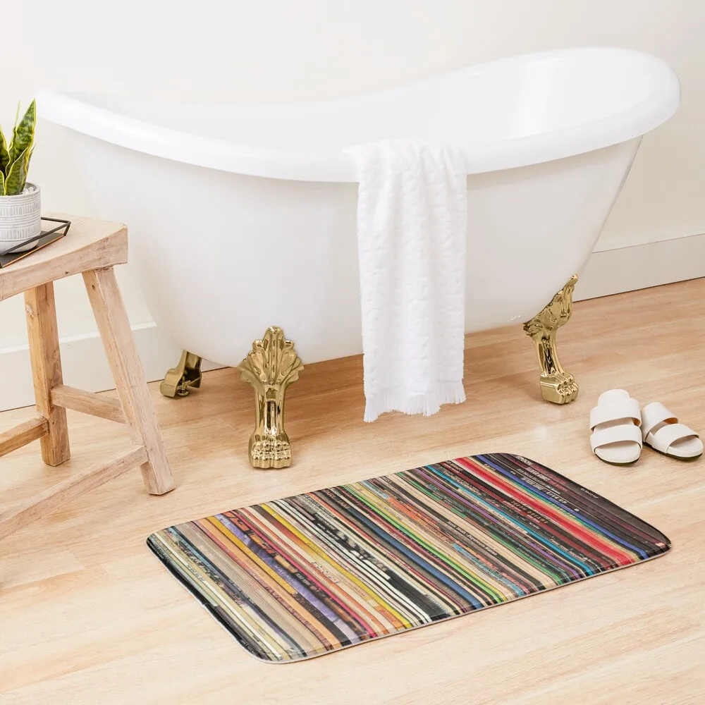 

Record Collector Bath Mat Non-Slip Bathtub Quick-Drying Bathroom Sleeping Room Rugs Foot Bathroom Mat