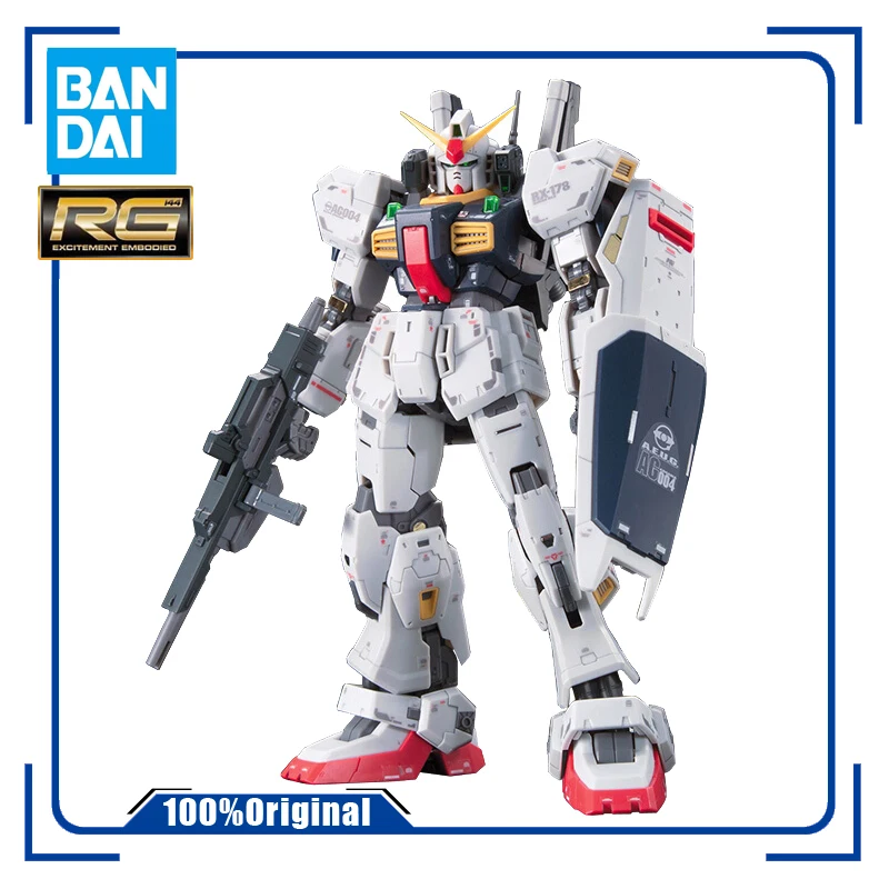 

BANDAI RG 08 1/144 RX-178 Mk-II Mk2 GUNDAM Assembly Model Action Toy Figures Gifts for Children