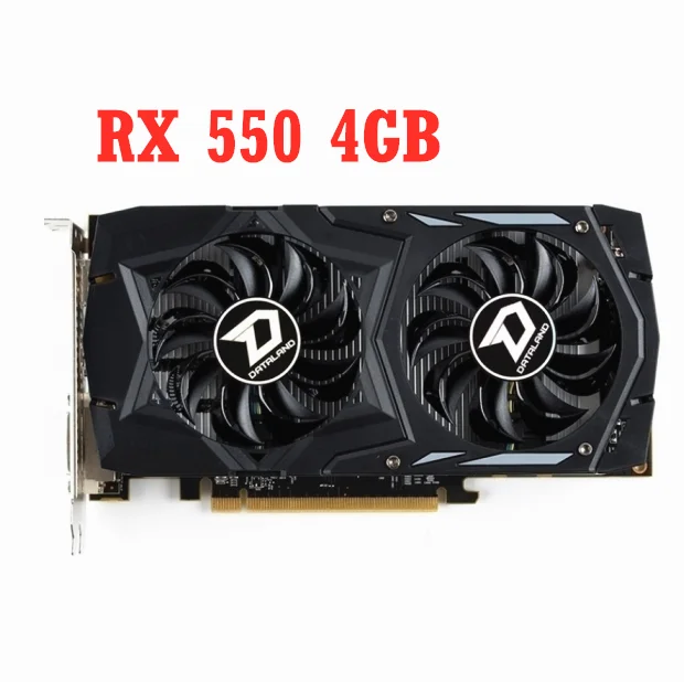 

DATALAND RX550 4G 128Bit GDDR5 PCIE PCI-E3.0 X16 HD DP DVI Computer Video Card For AMD Radeon PC 4 Gb RX 550 128