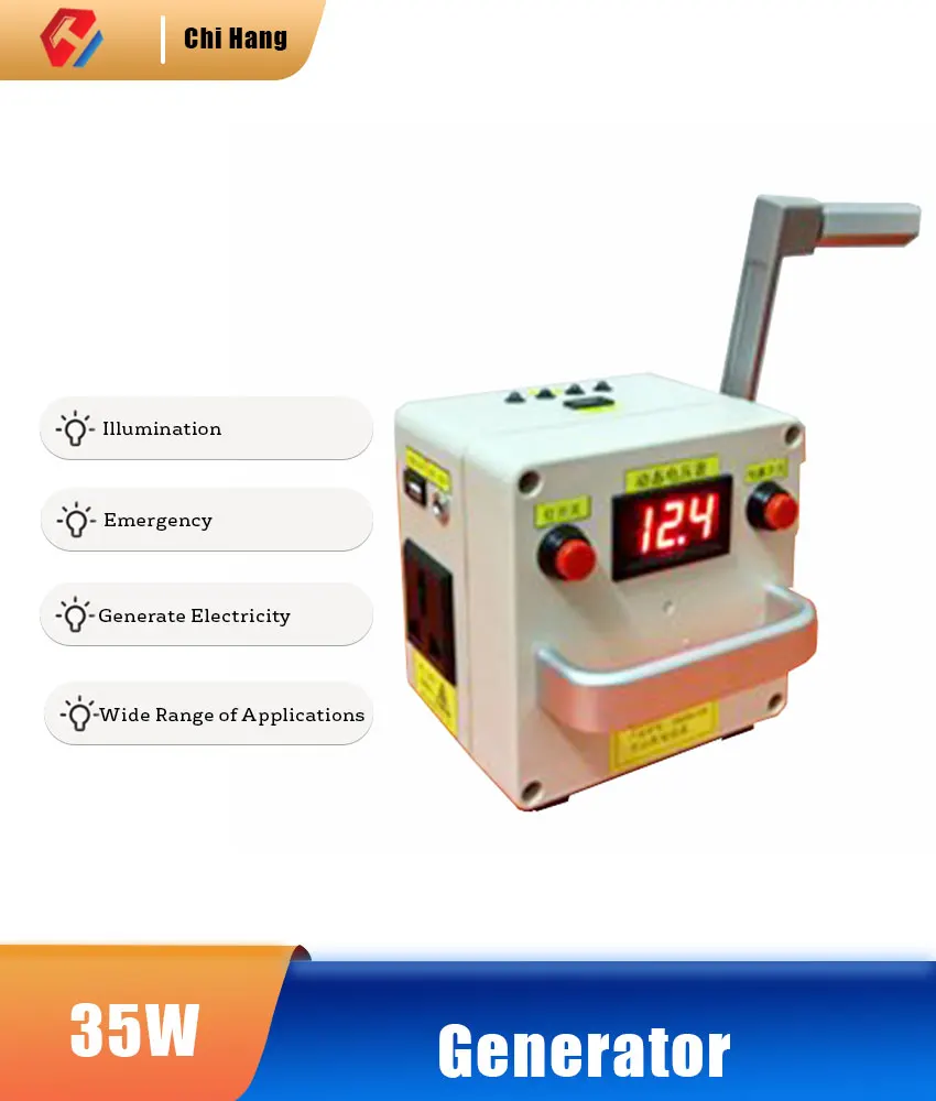 Высокомощный ручной генератор 220 В для наружного освещения, устройство для зарядки ноутбука, научный дизайн, генератор 12 В, 5 В, 35 Вт
Высокомощный ручной генератор 220 В для наружного освещения, устройство для зарядки ноутбука, научный дизайн, генератор 12 В, 5 В, 35 Вт