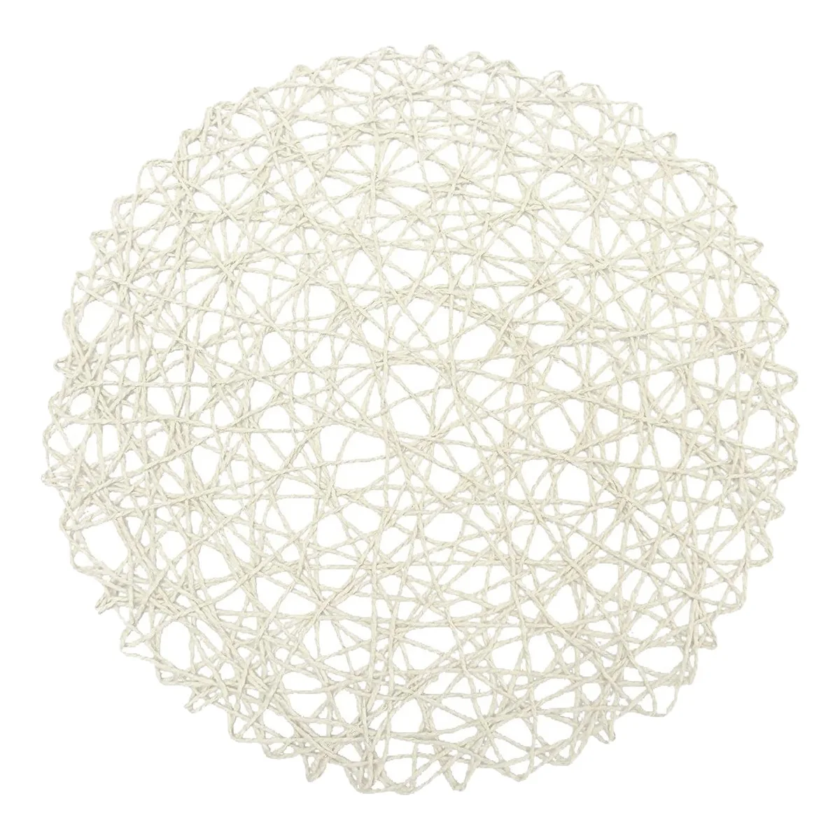Round Paper Fiber Woven Place Mats Decorative Braided Natural Mat Holidays Parties Decor 15 inch Set Of 12 (White)
Round Paper Fiber Woven Place Mats Decorative Braided Natural Mat Holidays Parties Decor 15 inch Set Of 12 (White)