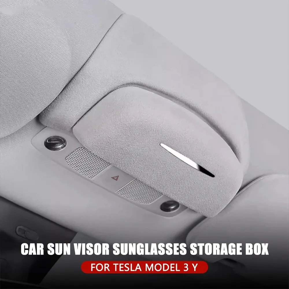 Auto Interior Accessories Glasses Case Organizer Box Sunglasses Storage Box Car Sun Visor Special ForTesla Model Y Model 3
Auto Interior Accessories Glasses Case Organizer Box Sunglasses Storage Box Car Sun Visor Special ForTesla Model Y Model 3