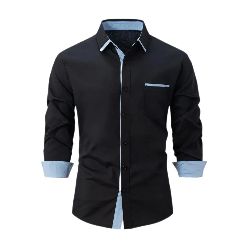 Single-breasted Men Shirt Colorblock Plaid Print Men's Spring Shirt Slim Fit Long Sleeve Cardigan Coat for Streetwear Business
Single-breasted Men Shirt Colorblock Plaid Print Men's Spring Shirt Slim Fit Long Sleeve Cardigan Coat for Streetwear Business