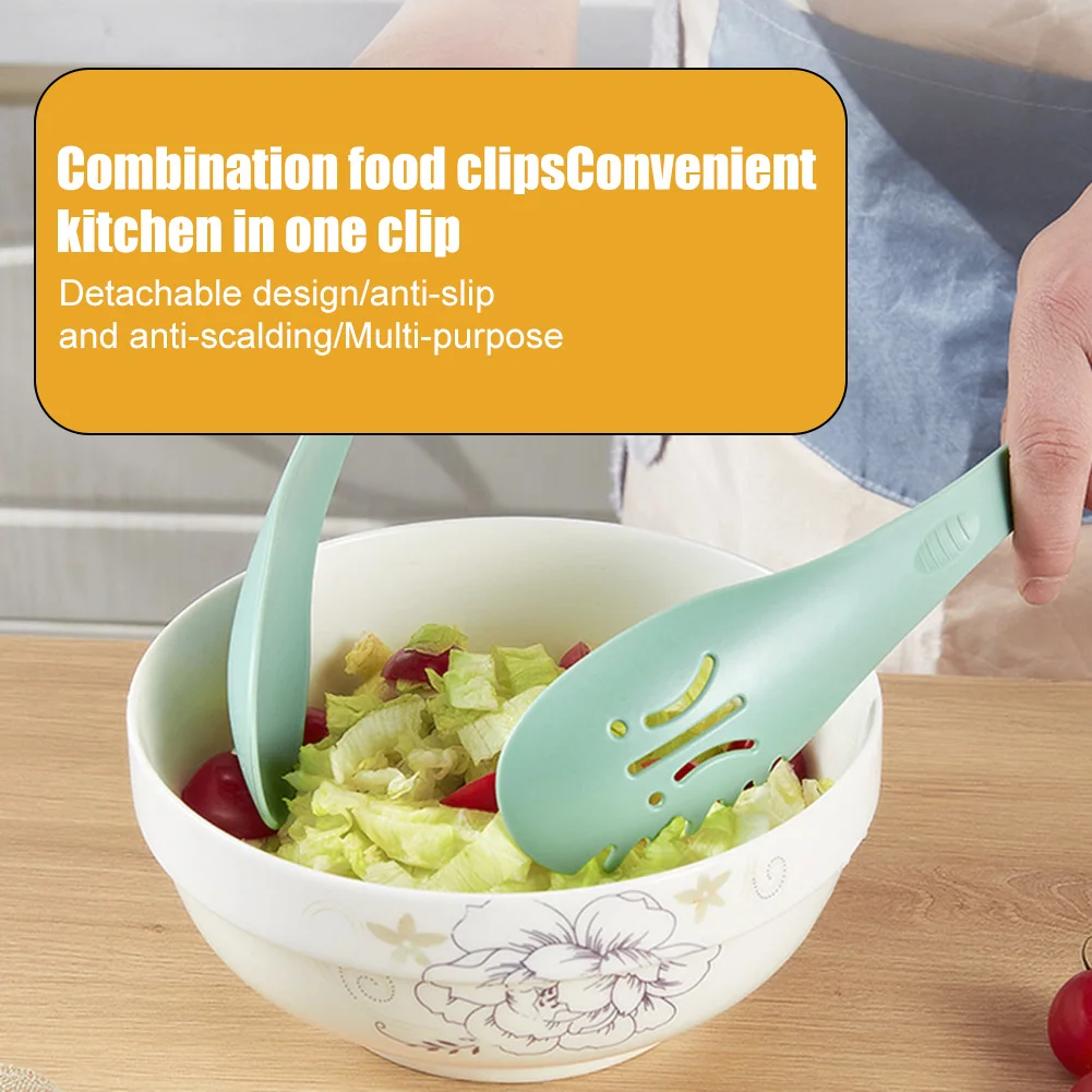 3 In 1 Food Clamp Non-Stick Kitchen Tongs Multifunctional Salad Bread Clamp Salad Serving BBQ Tongs Kitchen Cooking Tools
3 In 1 Food Clamp Non-Stick Kitchen Tongs Multifunctional Salad Bread Clamp Salad Serving BBQ Tongs Kitchen Cooking Tools