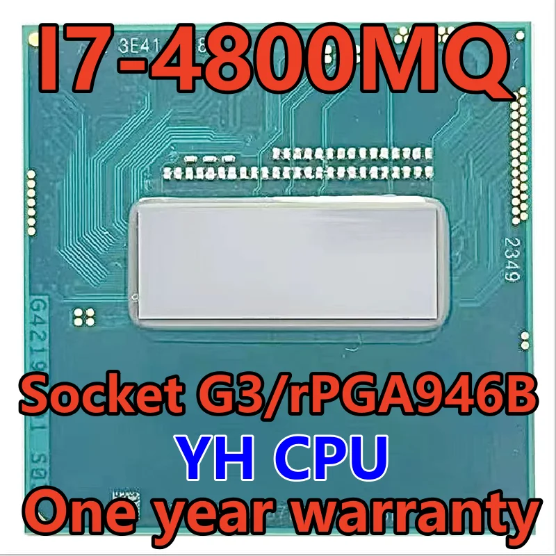 I7-4800MQ i7 4800MQ SR15L 2,7 ГГц четырехъядерный восьмипоточный ЦПУ Процессор 6 Мб 47 Вт Разъем G3 / rPGA946B
I7-4800MQ i7 4800MQ SR15L 2,7 ГГц четырехъядерный восьмипоточный ЦПУ Процессор 6 Мб 47 Вт Разъем G3 / rPGA946B