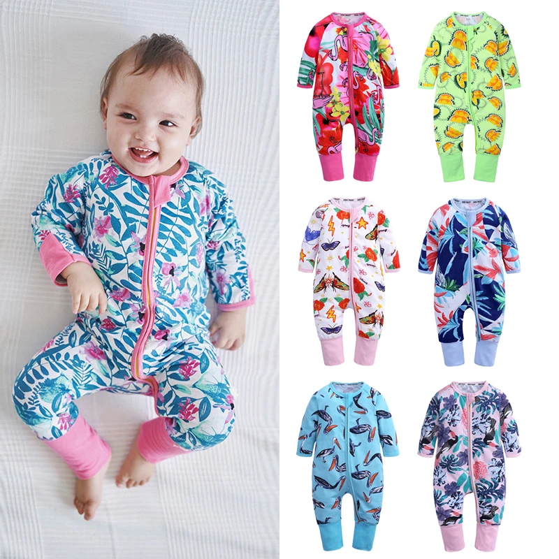 Autumn Long Sleeve Florla Aniaml Print Baby Rompers Newborn Boys Girls Playsuit Overalls Cotton Baby Jumpsuit Newborn Clothes
Autumn Long Sleeve Florla Aniaml Print Baby Rompers Newborn Boys Girls Playsuit Overalls Cotton Baby Jumpsuit Newborn Clothes