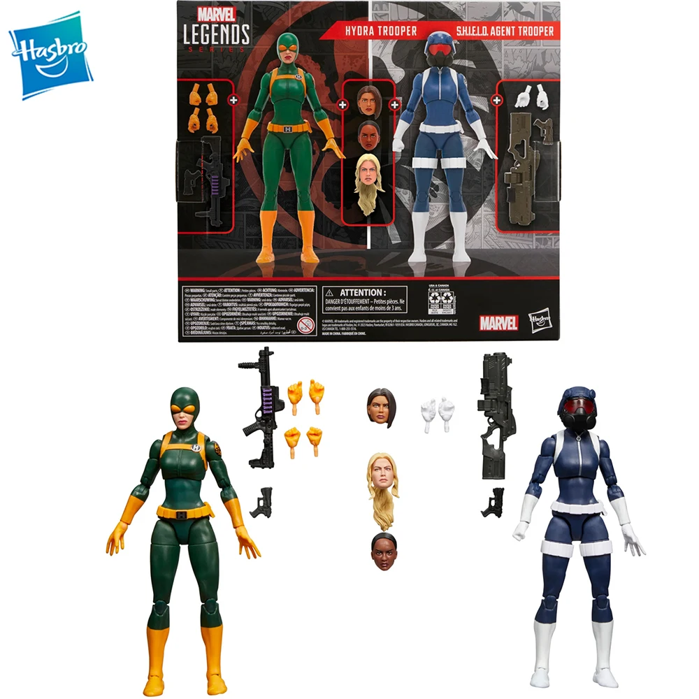 

[In Stock] Hasbro Marvel Legends Series S.H.I.E.L.D. Agent Trooper and Hydra Trooper 6-Inch Action Figure Model Toy F6538