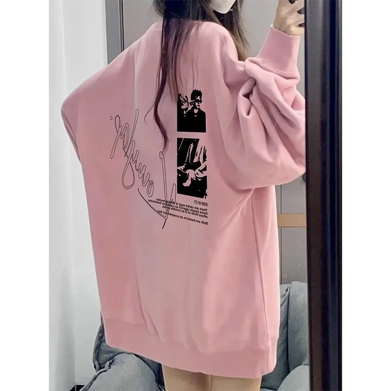 American Design T-Shirt Niche Oversize Round Neck Long-Sleeved Sweater Women's Spring And Autumn 2023 New Wide Lazy Wind Top
American Design T-Shirt Niche Oversize Round Neck Long-Sleeved Sweater Women's Spring And Autumn 2023 New Wide Lazy Wind Top