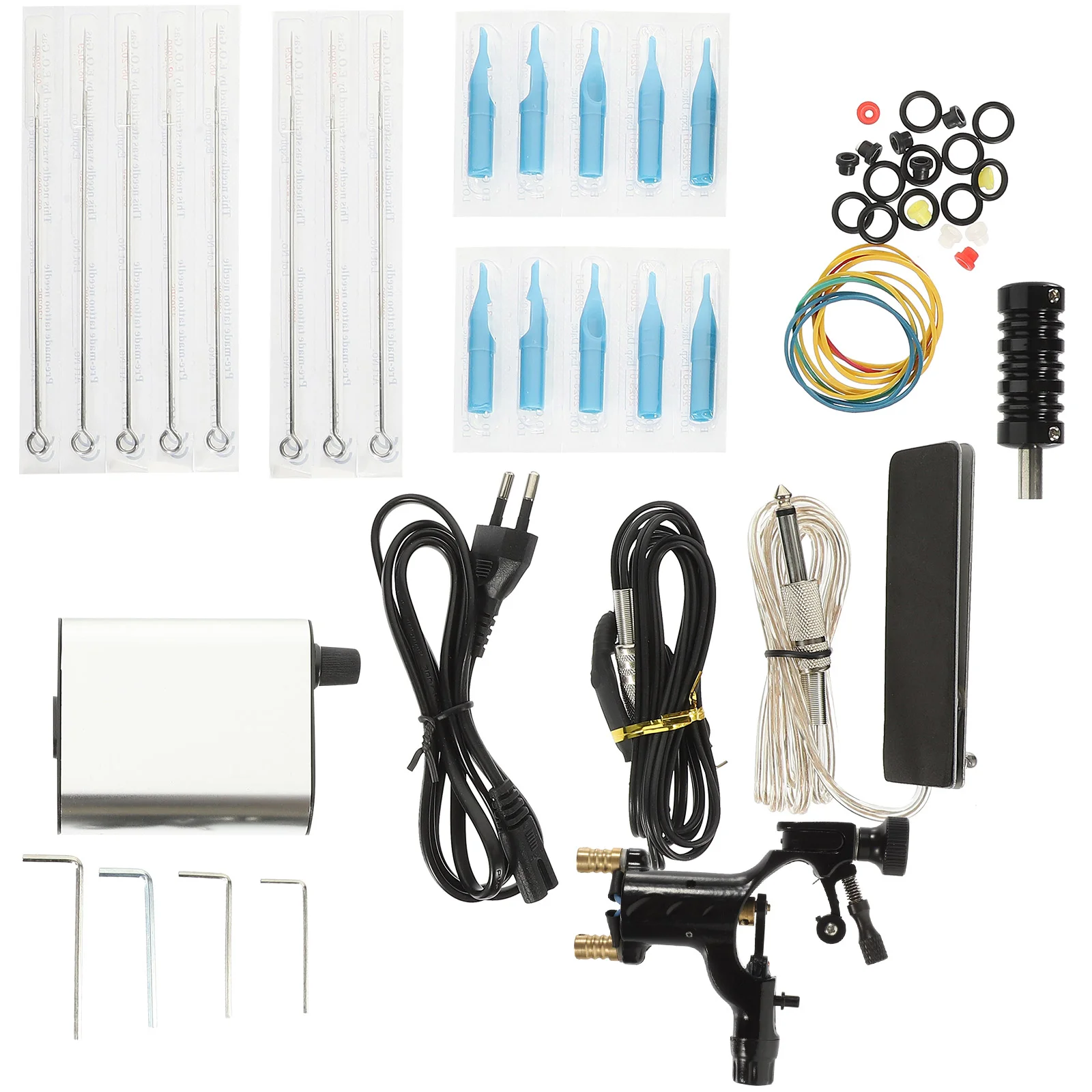 Power Supply Tattoo Machine Set Kit Needle Stable Rotary Complete for Learner Artist Motor
Power Supply Tattoo Machine Set Kit Needle Stable Rotary Complete for Learner Artist Motor