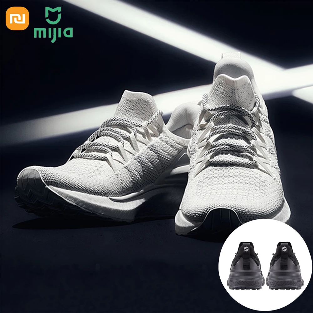 

Оригинальные кроссовки Mijia Xiaomi 4 повседневная обувь 4 для бега Мужская Спортивная обувь для тренажерного зала комбинезон Ultra Boost Force Сверхлегкая обувь