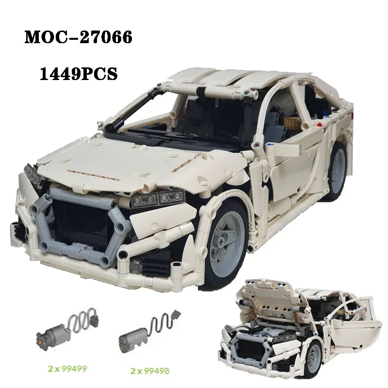 Classic Building Block MOC-27066 Compact Version Sports Car with High Difficulty Splicing Parts Adult and Children's Toy Gifts
Classic Building Block MOC-27066 Compact Version Sports Car with High Difficulty Splicing Parts Adult and Children's Toy Gifts