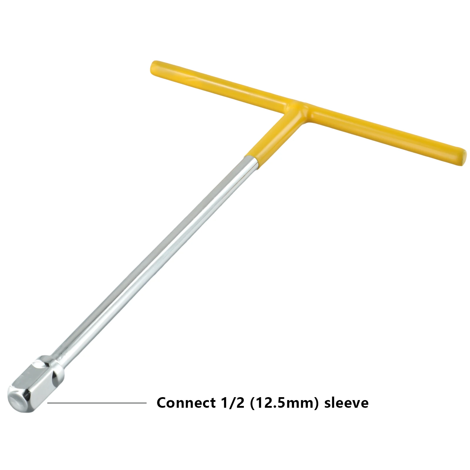 T Type T-handles Wrench Hex Socket Wrench 27*19cm. 27cm/10.63\" 1 Pcs 1/2-inch Inner Hexagon Silver And Yellow
T Type T-handles Wrench Hex Socket Wrench 27*19cm. 27cm/10.63\" 1 Pcs 1/2-inch Inner Hexagon Silver And Yellow