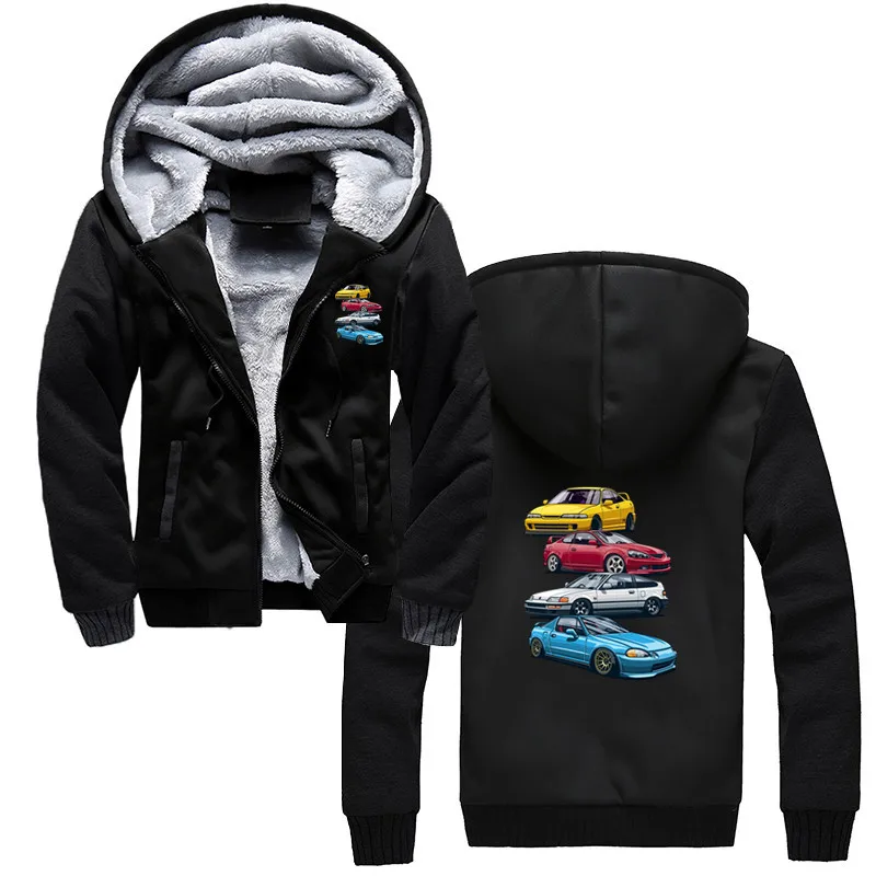 JDM Mix Civic CRX Integra Car Hoodie Men Casual Cotton Zipper Sweatshirt Winter Thicken Clothing Jacket
JDM Mix Civic CRX Integra Car Hoodie Men Casual Cotton Zipper Sweatshirt Winter Thicken Clothing Jacket