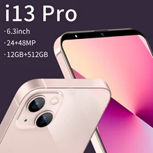 i13 Pro 12GB RAM 512GB ROM 6.3 Inch HD Screen 5800mAh Unlocked Dual SIM Mobile Phones Cellphone Telefones Celulares
i13 Pro 12GB RAM 512GB ROM 6.3 Inch HD Screen 5800mAh Unlocked Dual SIM Mobile Phones Cellphone Telefones Celulares