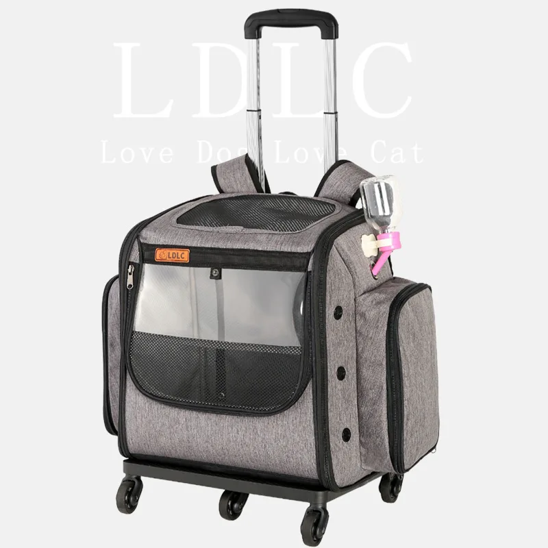 Folding Trolley Pet Bag Large Universal Wheel Pet Backpack Going Out Portable RV Cat Bag Portable Going Out Cat Bag Backpacks
Folding Trolley Pet Bag Large Universal Wheel Pet Backpack Going Out Portable RV Cat Bag Portable Going Out Cat Bag Backpacks