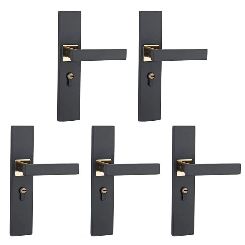5X Minimalist Door Lock Continental Bedroom Door Handle Lock Interior Anti-Theft Room Safety Door Lock Mute Gate Lock
5X Minimalist Door Lock Continental Bedroom Door Handle Lock Interior Anti-Theft Room Safety Door Lock Mute Gate Lock
