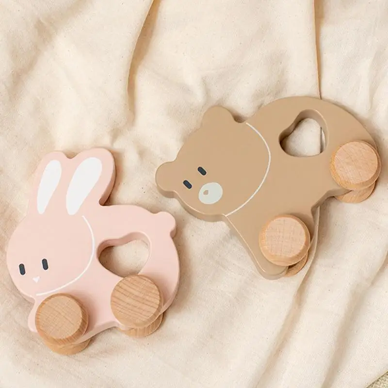 Natural Wooden Rabbit/Bear With Wheels Pulling Toys Wooden Toys Children's Pulling Toys Wooden Animal Pushing And Pulling Toys
Natural Wooden Rabbit/Bear With Wheels Pulling Toys Wooden Toys Children's Pulling Toys Wooden Animal Pushing And Pulling Toys
