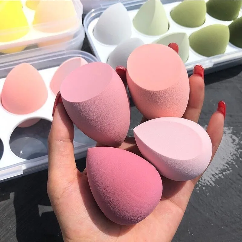 

4/8pcs Makeup Sponge Blender Beauty Egg Cosmetic Puff Foundation Sponges Powder Puffs for Applying Powder,Cream,Liquid