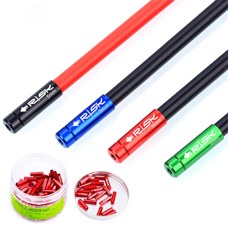 5PCS 4mm/5mm Aluminum Alloy Bicycle Derailleur Shift Brake Cable End Cap Housing Ferrules Crimps Wire Tip Dust Cover Accessory
5PCS 4mm/5mm Aluminum Alloy Bicycle Derailleur Shift Brake Cable End Cap Housing Ferrules Crimps Wire Tip Dust Cover Accessory