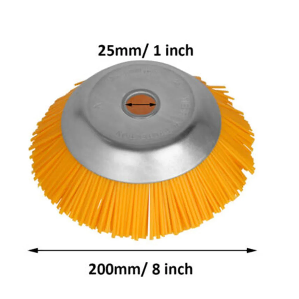 8Inch Nylon Grass Trimmer Head Weeding Brush Cutter For Remove Surface Shallow Seams Moss Garden Power Equipment Accessory
8Inch Nylon Grass Trimmer Head Weeding Brush Cutter For Remove Surface Shallow Seams Moss Garden Power Equipment Accessory